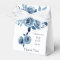 Winter Dusty Blue Peony Wedding Favour Box