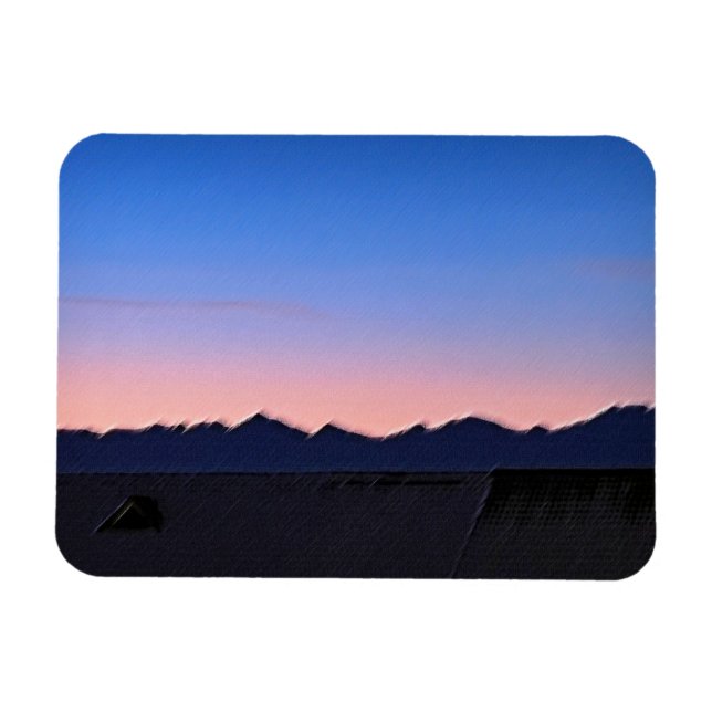 Winter early morning magnet (Horizontal)