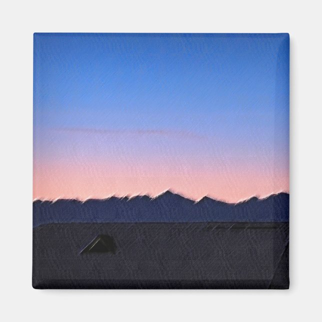 Winter early morning magnet (Front)