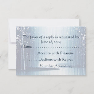 Winter Egrets RSVP Cards