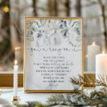 Winter elegant put a ring on it game poster<br><div class="desc">Winter elegant put a ring on it game poster. 
Matching items available.</div>