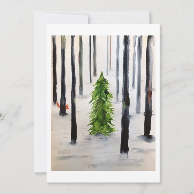 winter encounter holiday card (Front)