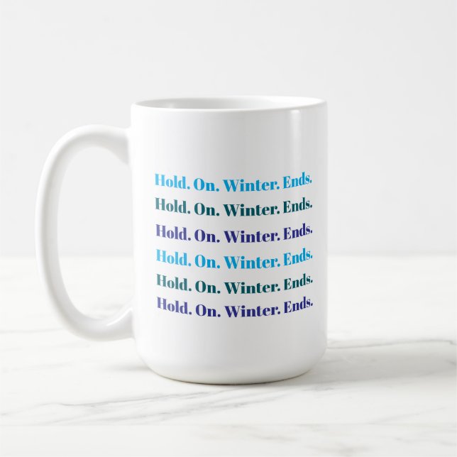 Winter Ends Coffee Mug (Left)