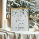 Winter Eucalyptus Date jar bridal game Poster<br><div class="desc">Winter Eucalyptus Date jar bridal game Poster.
Matching items available.</div>