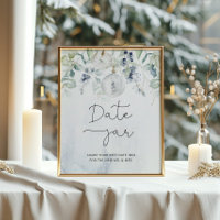Winter Eucalyptus Date jar bridal game