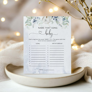 Winter eucalyptus Name that song baby shower game