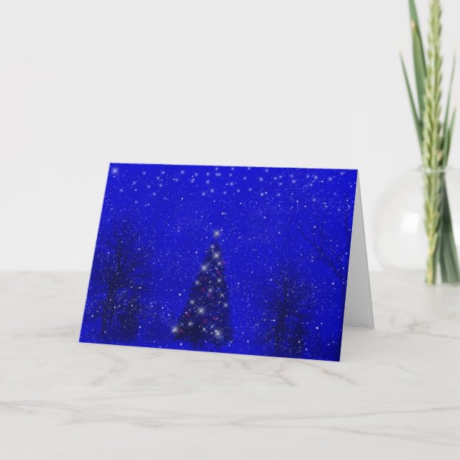 Winter Evening Christmas Card (Front)