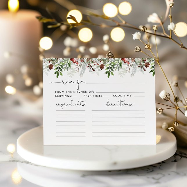Winter evergreen elegant recipe for the bride (Creator Uploaded)
