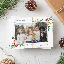 Winter Evergreens, Landscape Large Photo