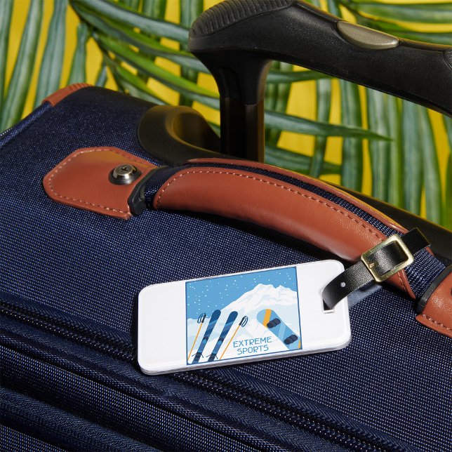 Winter Extreme Sports Luggage Tag (Creator Uploaded)