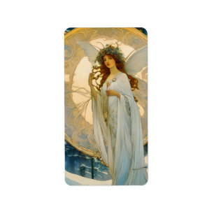 winter fairy -artisic   label