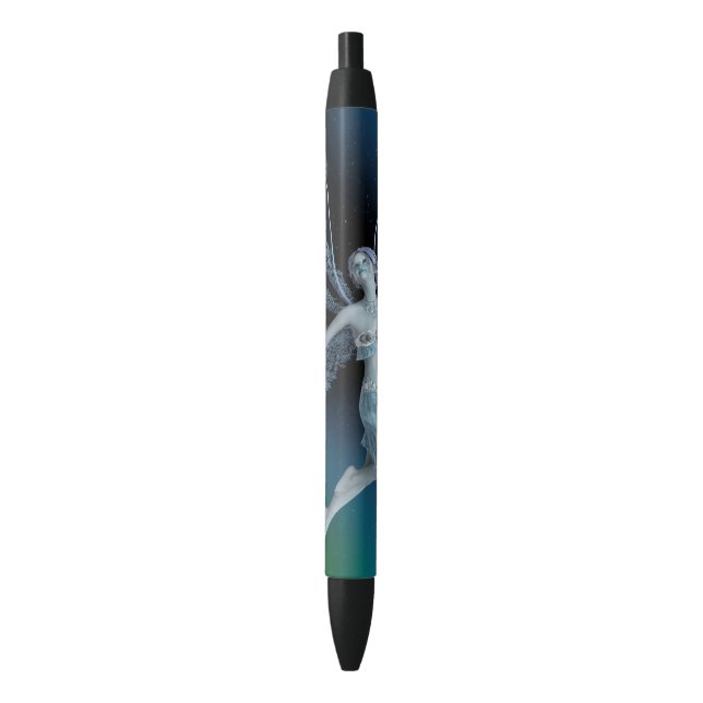 Winter Fairy Black Ink Pen (Front Vertical)