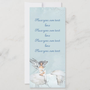 Winter fairy bookmark Customise