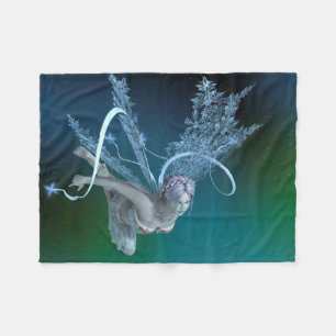 Winter Fairy Fleece Blanket