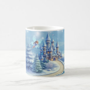 Winter Fairy Kingdom Holiday Themed Coffee Mug