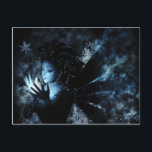 Winter Fairy Postcard<br><div class="desc">A lovely winter fairy for the fae love in your life. Wonderful for Christmas.</div>