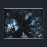 Winter Fairy Postcard<br><div class="desc">A lovely winter fairy for the fae love in your life. Wonderful for Christmas.</div>