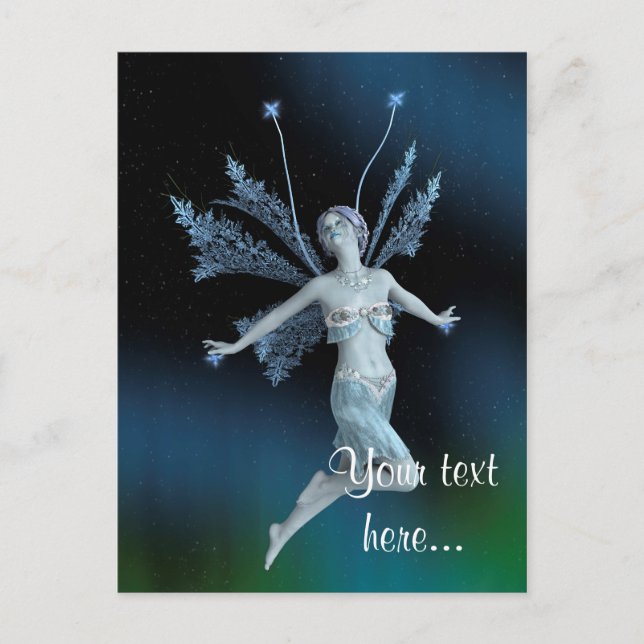 Winter Fairy Postcard (Front)