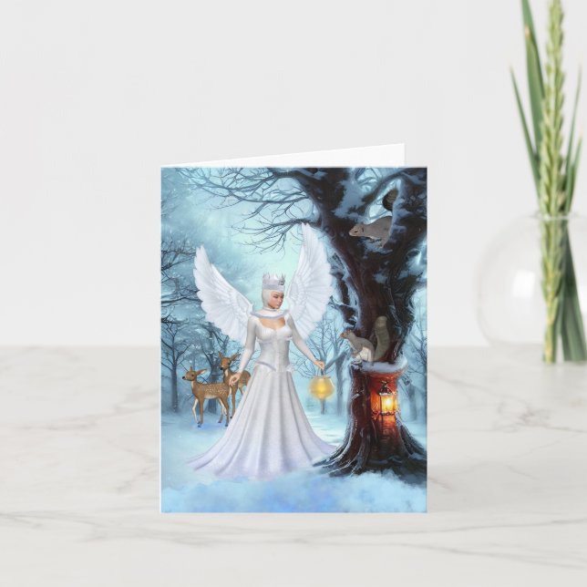 Winter Fairy Queen Card (Front)