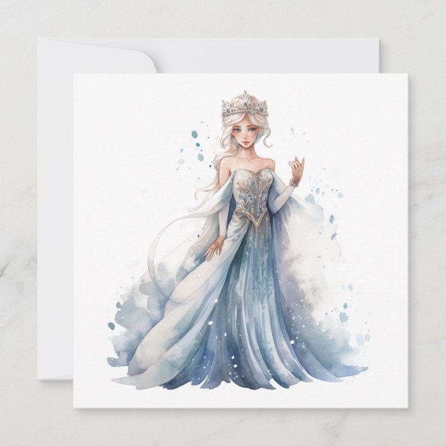 Winter Fairy Queen Card (Front)