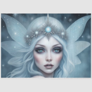 Winter Fairy Queen Decoupage Paper