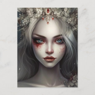 Winter Fairy Queen Postcard