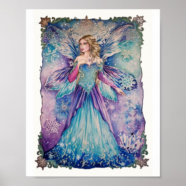 Winter fairy queen poster (Front)