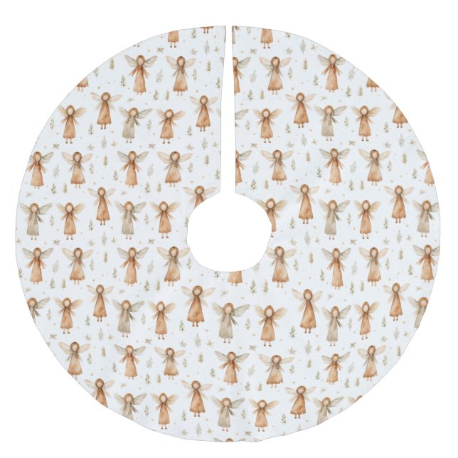 Winter Fairytale Neutral Colours Tree Skirt (Front)