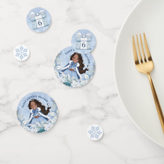 Winter Fairytale Princess | African American Confetti (Group)