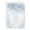 Winter Falling Snow Forest Rustic Elegant Wedding