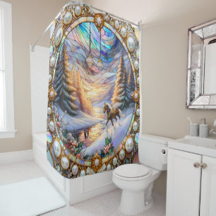 Winter Fantasy Shower Curtain