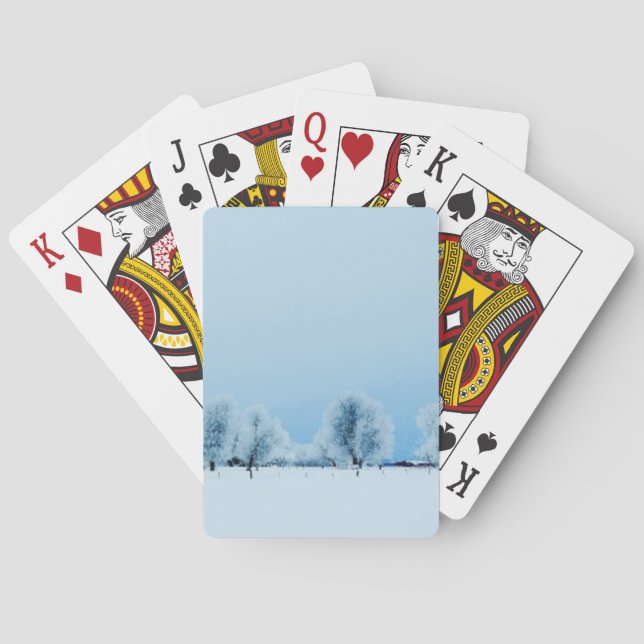 Winter Farm Playing Cards (Back)