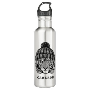 Winter Fashion Ready Tiger Add Your Name 710 Ml Water Bottle