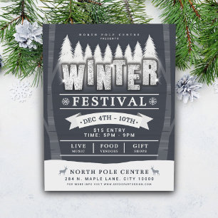 Winter Festival: Seasonal Holiday Event Flyer