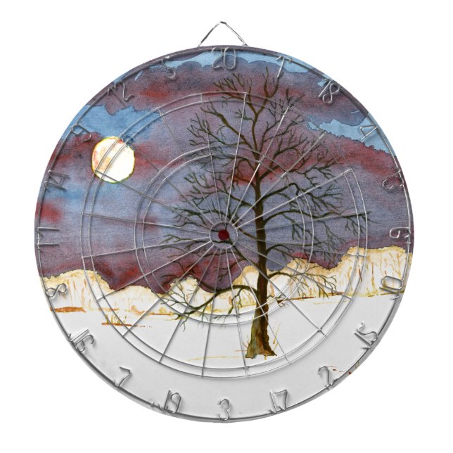 Winter Field Dartboard (Front)