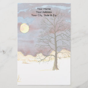 Winter Field Stationery