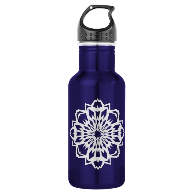 Winter Flake I 532 Ml Water Bottle (Front)