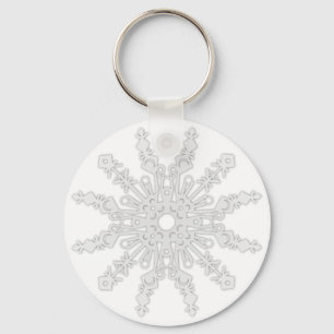 Winter Flake V Key Ring