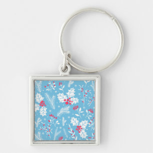 Winter flora 2 key ring