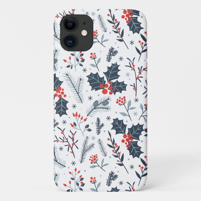 Winter flora Case-Mate iPhone case (Back)