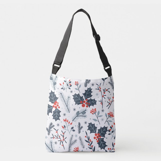 Winter flora crossbody bag (Front)