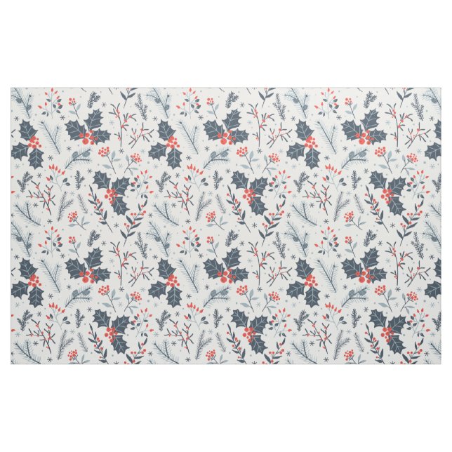 Winter flora fabric (Fat Quarter)