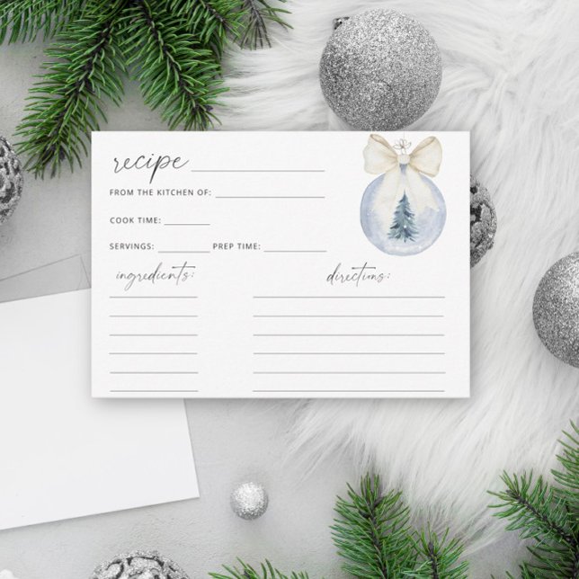 Winter flora recipe card (Creator Uploaded)