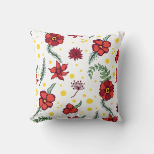 Winter Floral Delights Cushion