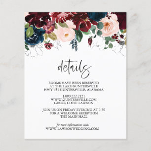 Winter Floral Details Budget Flyer
