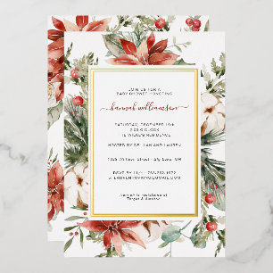 Winter Floral Greenery   Christmas Baby Shower