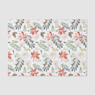 Winter Floral   Holiday Tissue Paper