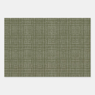 Winter Floral Toss Wrapping Paper Set of 3 Sheets