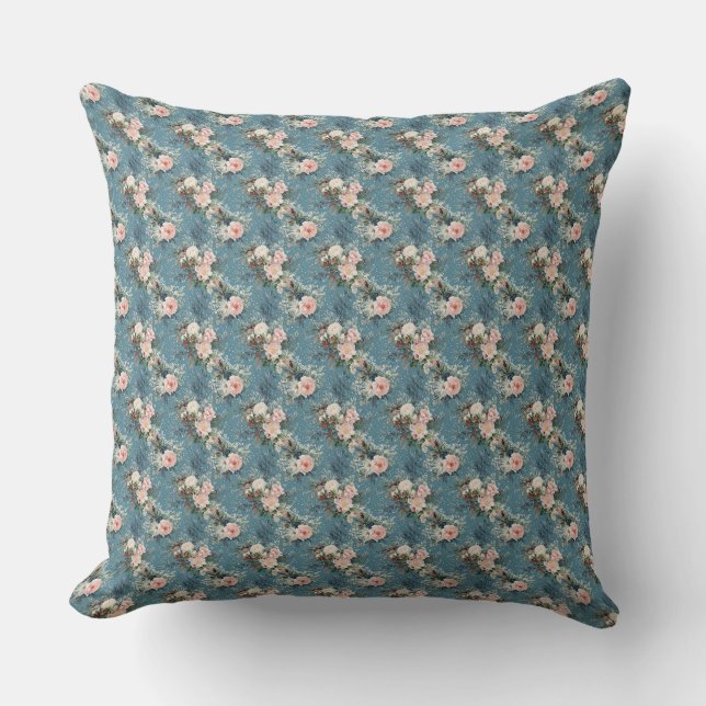 Winter Florals Cushion (Front)
