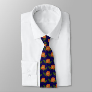 Winter Flower Tie